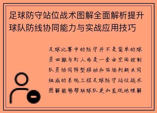 足球防守站位战术图解全面解析提升球队防线协同能力与实战应用技巧 足球防守站位战术图解全面解析提升球队防线协同能力与实战应用技巧